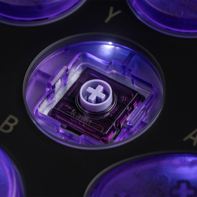 8BitDo Arcade Controller - Transparent Purple Signature Edition image 4